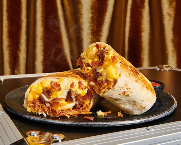 Banda Burrito signature dishes El DesveladoEl GueroNacho Abuela’s Nachos﻿﻿﻿